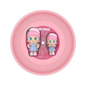 POP MART angry molly 20th anniversary Re disc pink collection collectible figure(brand new)