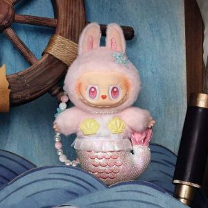 POP MART POP LAND de vliegende labubu mokoko mermaid plushie pendant gift toy