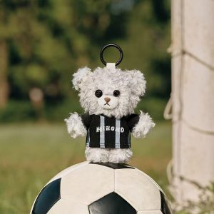 POP MART Shanghai hirono final whistle grey plushie pendant v2 doll toy
